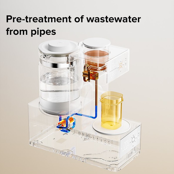 System ensuring fresh water for every bottle System ensuring fresh water for every bottle